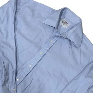 T.M. Lewin Blue Dress Shirt, Slim Fit, Size 16 - 34/35, 784-W‎